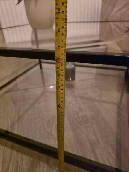 Photo of free Square metal frame glass coffee table (Braunstone LE3) #3
