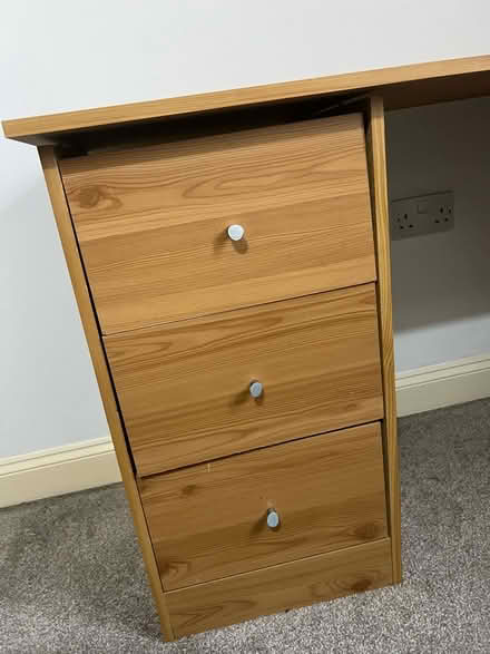 Photo of free Wooden desk (West Oxfordshire OX28) #3