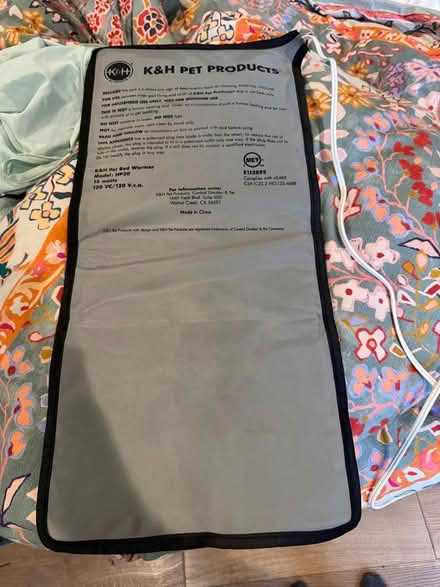 Photo of free Pet bed warmer (needs repair) (SNAIL (Sunnyvale)) #2