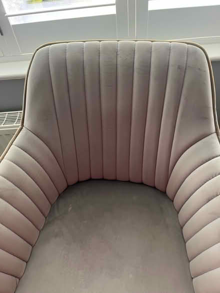 Photo of free Grey swivel chair gold legs (Tunbridge Wells TN2) #3