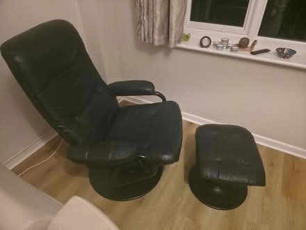 Photo of free Reclining chair and footstool (Godmanchester PE29) #1