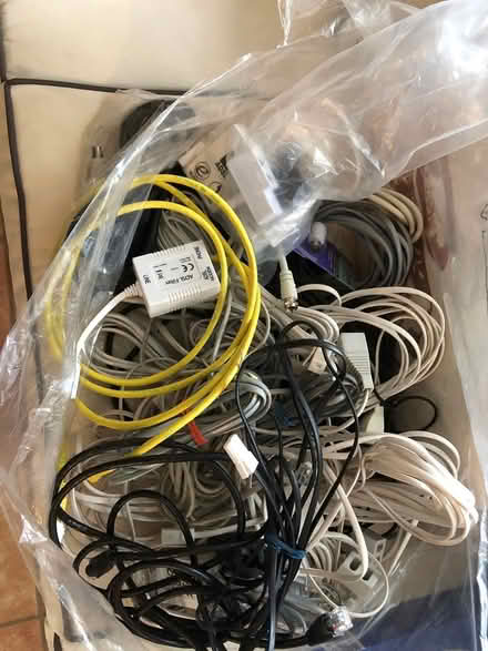 Photo of free Bag of various telephone/tv leads (Perth PH1) #1