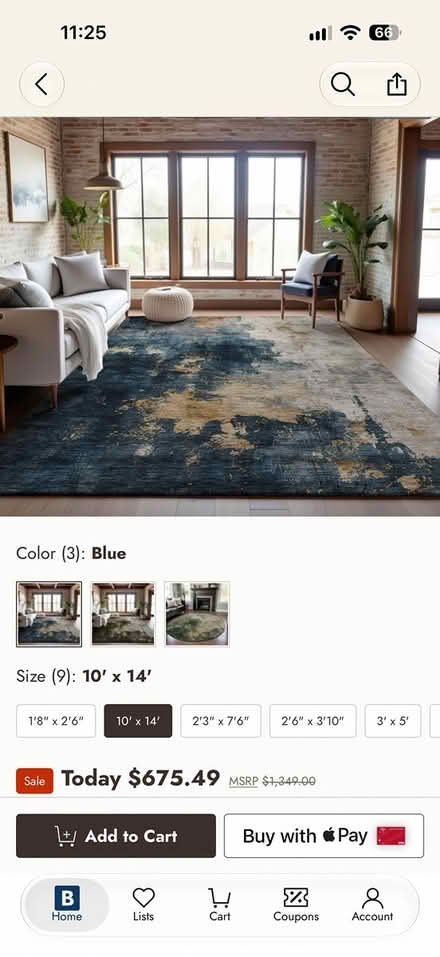 Photo of free 10x14 foot rug (Bayridge) #1