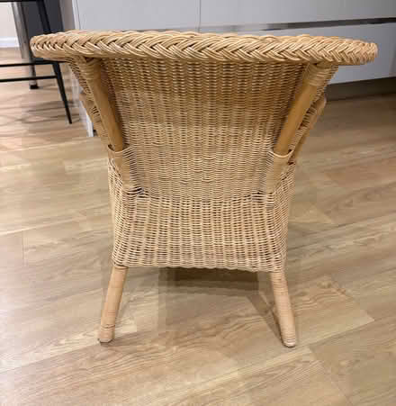 Photo of free Natural Beige Wicker Armchair (Ballumbie DD5) #3