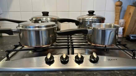 Photo of free 4 stainless steel pans (Castlefields SY1) #2