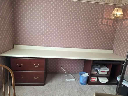 Photo of free laminate counter top, file cabinet (Newark) #1