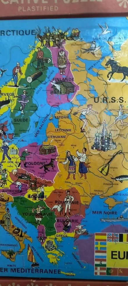 Photo of free Old French jigsaw puzzle of Europe (Malvern Link WR14) #3