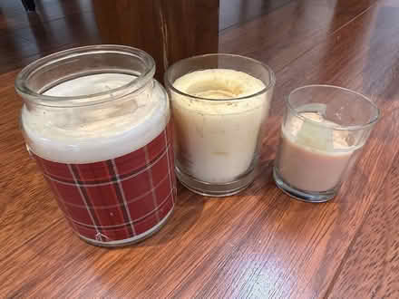 Photo of free Candle wax in jars (Grappenhall WA4) #2