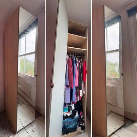 Photo of free Single IKEA PAX Wardrobe with mirror door (Newington Green N1) #1