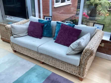 Photo of free Sofa, archairs and side tables (Thorpe park LE13 Le13) #2