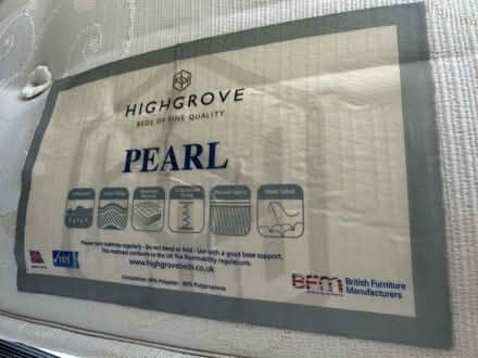 Photo of free Highgrove "Pearl" Double Mattress (4ft6) (Hendon, The Hyde NW9) #3