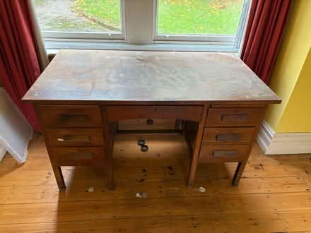 Photo of free Wooden desk with side drawers (Shortlands BR2) #1