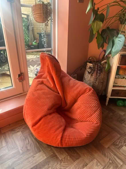 Photo of free Red bean bag (walthamstow, E17) #2