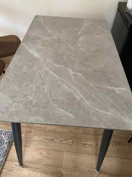Photo of free Grey Marble Effect Cement 4 Seater Table (Sutton-on-Sea LN12) #1