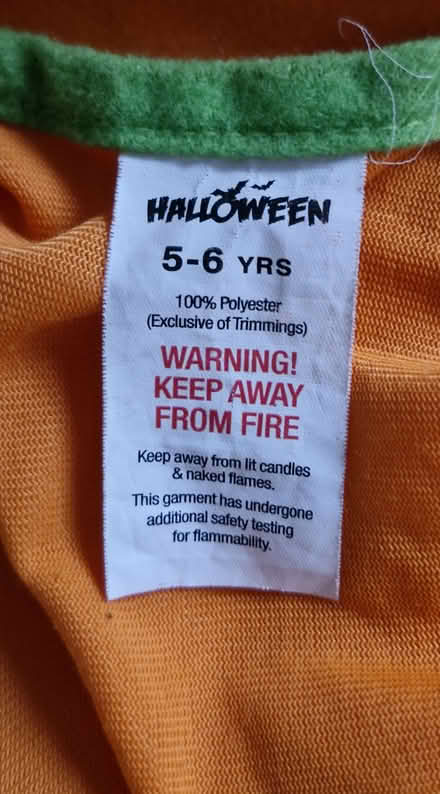 Photo of free Halloween Pumpkin Costume - 5-6 yrs (Chells) #2