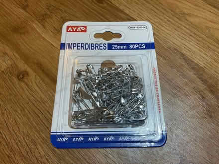 Photo of free Pack of safety pins (Nashes Farm AL4) #1