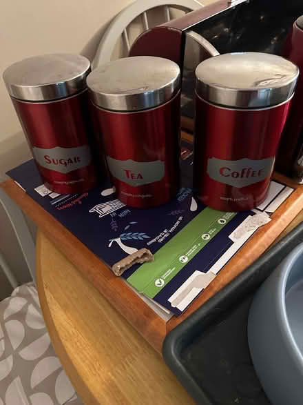 Photo of free Tea, coffee, sugar canisters (DE23 Littleover) #1