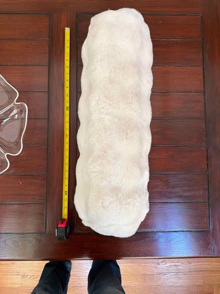 Photo of free 26” Plush Cylindrical Pillow-Clean (Near Wootton High School) #1