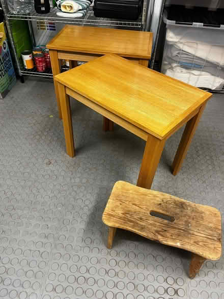 Photo of free Coffee tables & wooden step (Moseley B13) #2