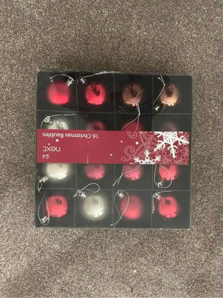 Photo of free Christmas tree baubles and 2 sets of Lights (New Oscott B73) #1