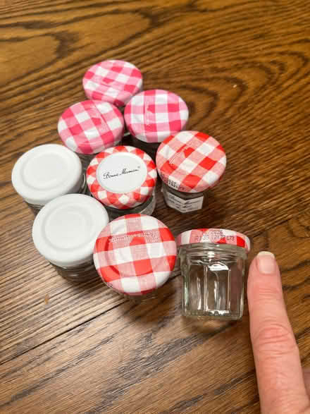 Photo of free 9 x 25g Small Jam Jars (Teddington TW11) #2