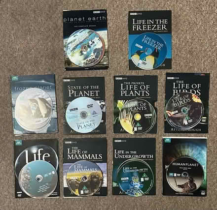 Photo of free 10 David Attenborough DVD series (Chorley PR6) #1