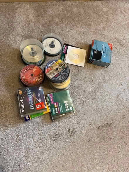 Photo of free Blank DVDs, CDs and rewritable DVDs (Oakwood Park N14) #1