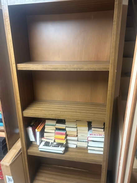 Photo of free 6 foot bookshelf (14043 Depew off of Rowley Road) #2
