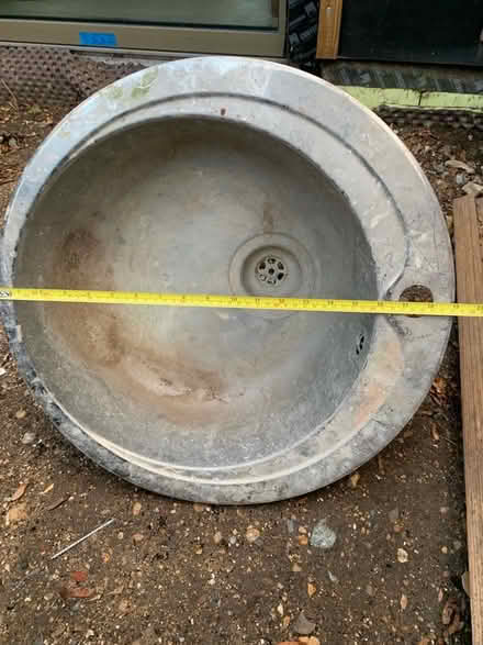 Photo of free Round Steel sink 48cm and trap (Manor Court E10) #3