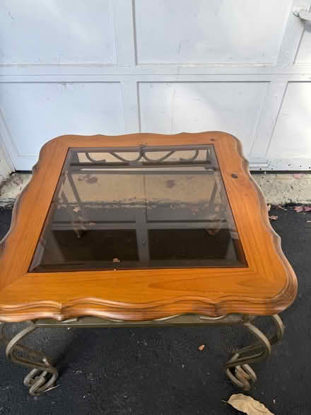 Photo of free Wood Glass Table (Mahopac) #2