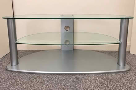 Photo of free Glass tv stand (Woodley RG5) #1