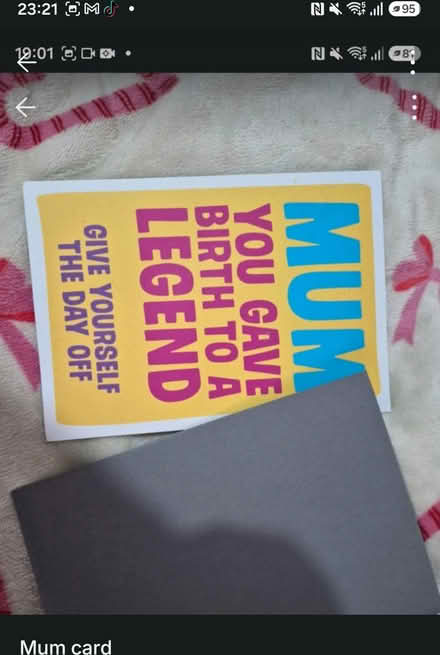 Photo of free Mum card (plaistow e130ha) #1