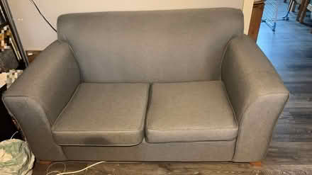 Photo of free (2) 2-seater Grey Sofa’s (L9 Walton Hall Park) #2