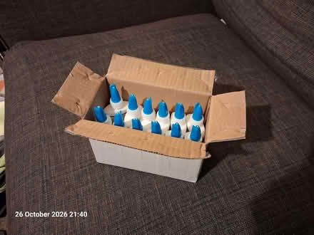 Photo of free 12 small, unopened bottles of PVA adhesive (Woodlands TW7) #1