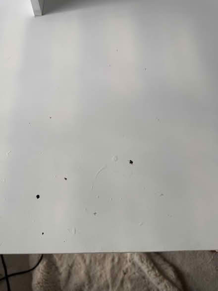 Photo of free White desk with drawers (Teddington) #3