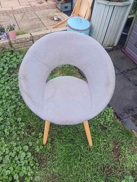 Photo of free 2 Gray tub chairs (Witton church lane IP1) #1
