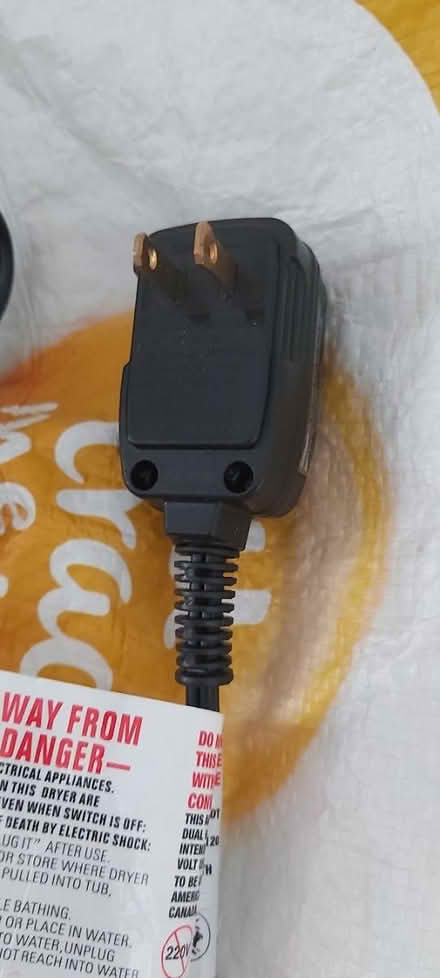 Photo of free Hair dryer (RG9 Henley) #3