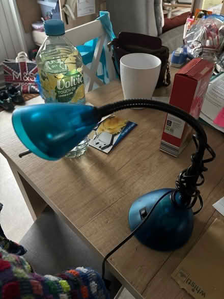 Photo of free Blue desk lamp (Appleby-in-Westmorland CA16) #1
