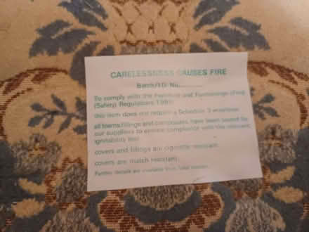 Photo of free 2 seated sofa & matching armchair (Friern Barnet N12) #3