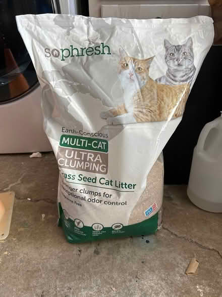 Photo of free 1/2 bag of grass seed cat litter (Ponderosa Neighborhood) #1