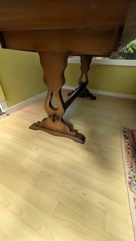 Photo of free Large dining table with 6 chairs (Bebington CH63) #4