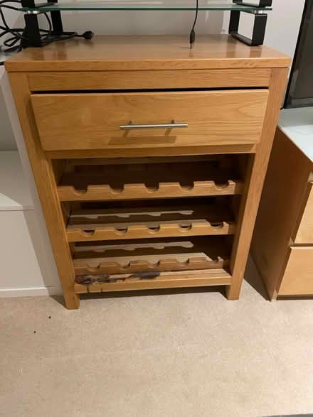 Photo of free Oak winerack (Basingstoke RG27) #1