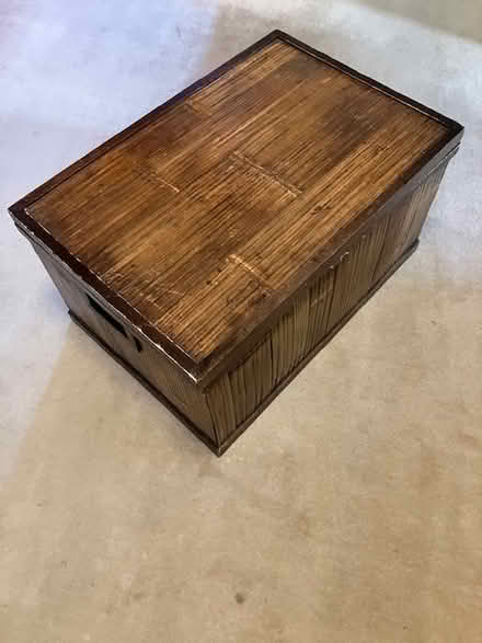 Photo of free Bamboo wooden chest in need of TLC (TW1 East Twickenham) #1