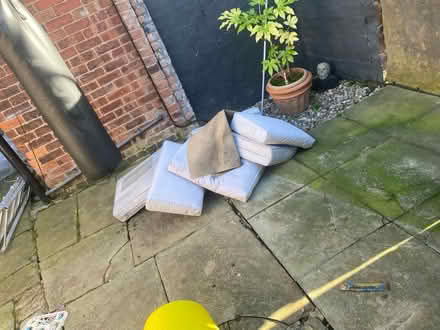 Photo of free Outside chair cushions (Golborne WA3) #1