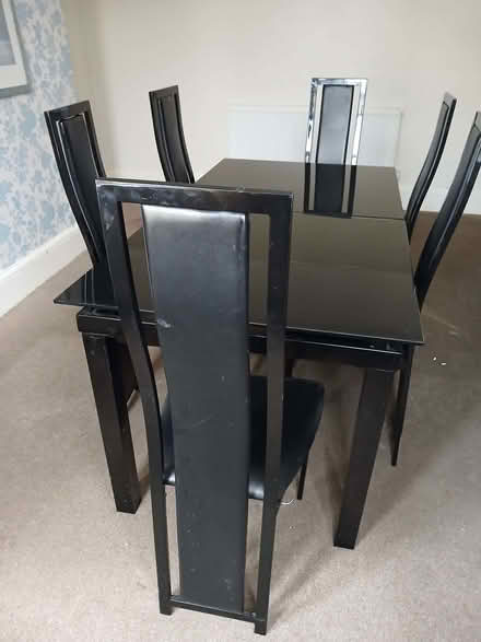 Photo of free Extending dinning table and chairs (Fairhaven FY8) #1