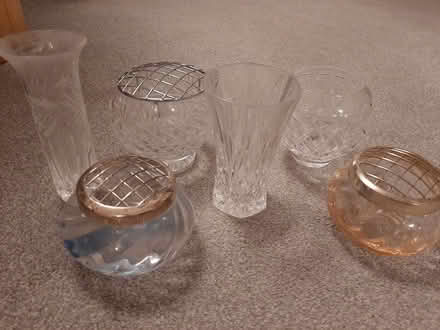Photo of free Glass rose bowls and vases (Wilmslow SK9) #1