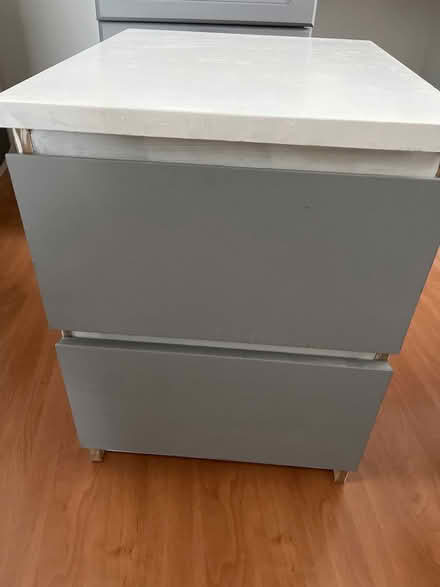 Photo of free Two drawer ikea side table (Wolverton MK125DP) #1
