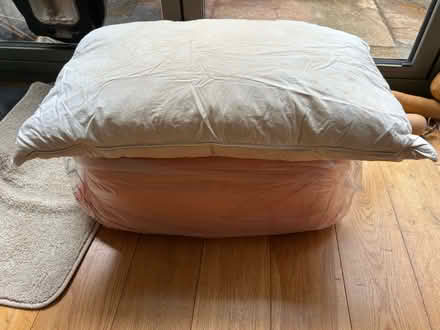 Photo of free 3 x feather pillows (Shepherds Bush W6) #1