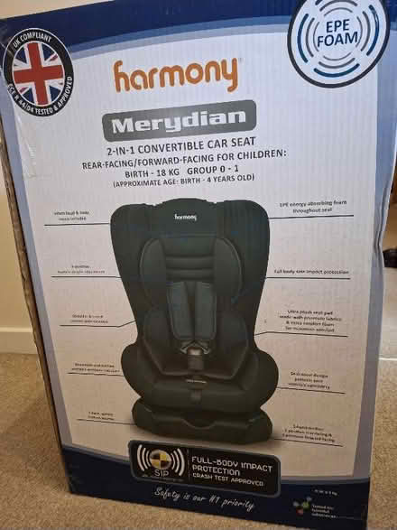 Photo of free Harmony Car Seat (Henbury BS10) #1