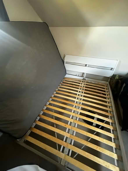 Photo of free Mattress + Bed for double (Se25) #2